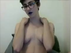 Weird looking cam dark head flashed her indeed hirsute armpits